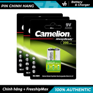 HCMBộ 3 Pin sạc Camelion Rechargeable 9V - Pin sạc vuông điện áp 9V
