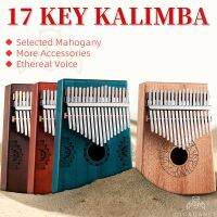 【YF】 Kalimba 17 Thumb Wood Calimba Musical Instrument With Book