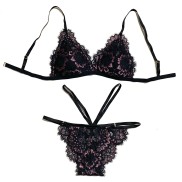 Hisexy B105 Set Đồ Lót Bralette Lụa Satin Cao Cấp Thiết Kế Gọng Mỏng Kiểu