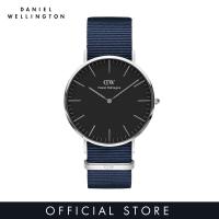 Daniel Wellington Classic Black Bayswater Watch 36/40mm - Silver นาฬิกาผู้ชาย แบรนด์ นาฟิกาข้อมือผช