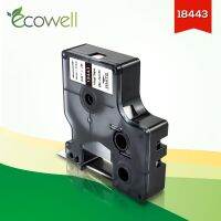 【The-Best】 Al Hasub Trading Ecowell เทปติดฉลาก18443,สำหรับ Dymo Rhino ป้ายไวนิลขนาด18443 9มม. สีดำสีขาวสำหรับ Dymo Rhino 4200 5200 6000ผลิตฉลาก