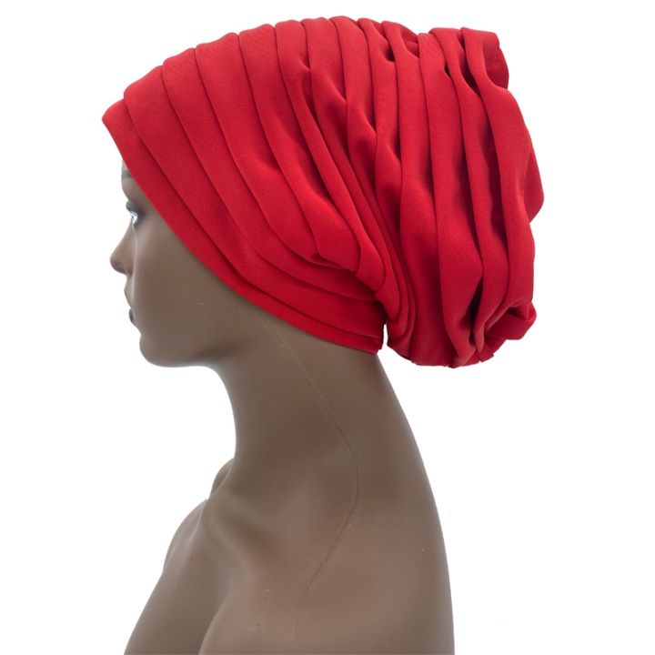yf-2022-new-candy-color-pleated-turban-cap-for-women-ladies-head-wraps-muslim-hijab-bonnets-fashion-headgear