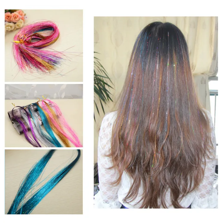 MOLADA Unique 100pcs Strands Sparkle Hair Tinsel Bling Silk for Hair Extensions Flare Strands | Lazada PH MOLADA Unique 100pcs Strands Sparkle Hair Tinsel Bling Silk for Hair Extensions Flare Strands | Lazada PH