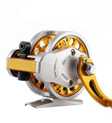 Fly Fishing Reel Full metal 4+1BB Automatic cable Fish line wheel Gear ratio 4:1 Left Right Raft Ice Fishing Reel Fishing Reels