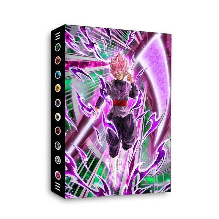 lz-bianyotang672-20-models-240pcs-cartoon-dragon-ball-card-book-demon-slayer-naruto-one-piece-anime-holder-binder-album-collection-card-toys-gift