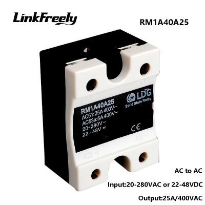 Rm1a40a25 25a Led Opto Isolator Ac Solid State Relay เอาต์พุต: 42-440vac อินพุต: 20-280vac/22-48V Dc Smd Relay Board Switch