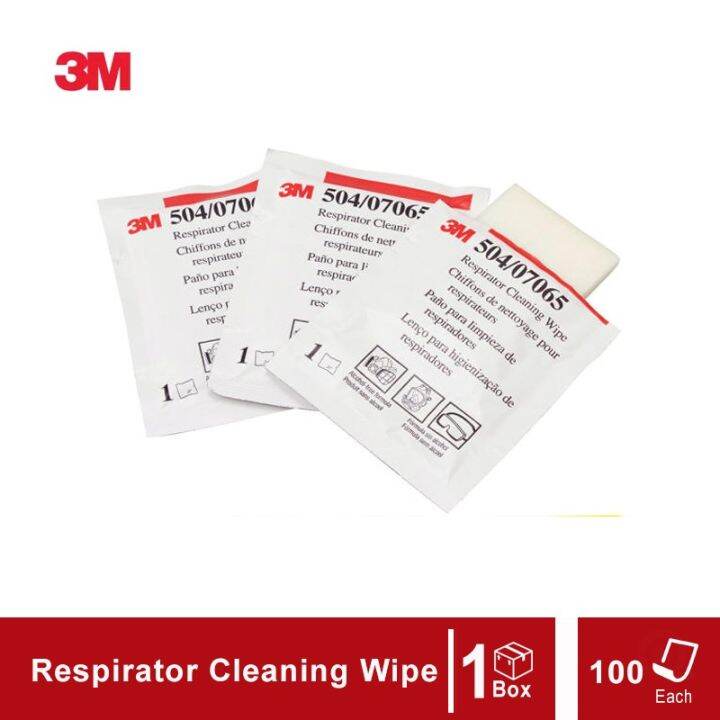 3M Respirator Cleaning Wipe 504/07065 AlcoholFree 1 Box [isi 100] Lazada Indonesia