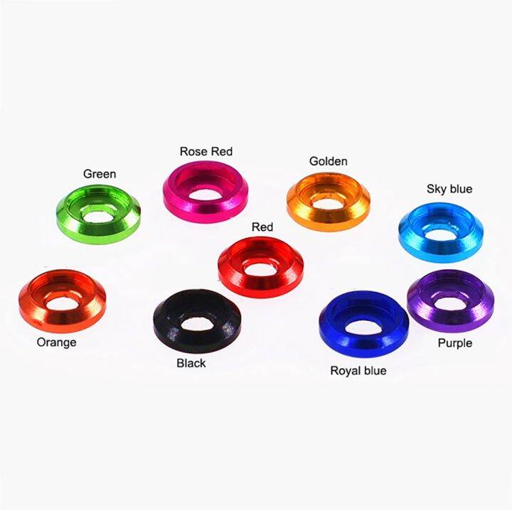 5pcs-m2-m2-5-m3-m4-m5-m6-colorful-cup-head-washer-aluminum-6061-cap-head-gasket-for-rc-model-diy-parts-nails-screws-fasteners