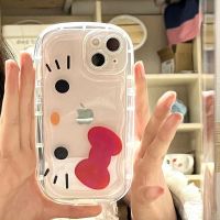 Sanrio Hello Kitty Cartoon Iphone Case For Iphone 14 13 12 11 Pro Max Mini Plus Fashion Transparent Cute Phone Cases Shell Kitty