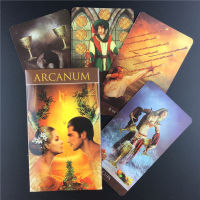 คุณภาพสูง Arcanum Tarot Cards Family Holiday Party เล่นไพ่ Deck Tarot Card Board Games-Cgefeng