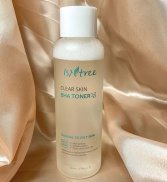 TONER LÀM SẠCH GIẢM MỤN HIỆU QUẢ ISNTREE CLEAR SKIN BHA TONER 200ML