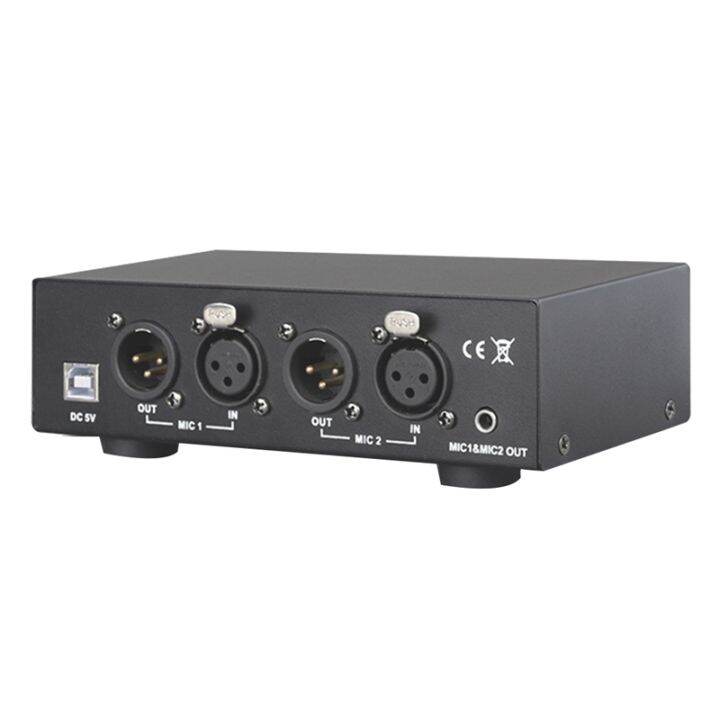 48V USB Dual Mixed Output Phantom Power Supply for Condenser
