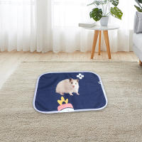 BLENASHOP 4 pcs Guinea Pig Liners ล้างทำความสะอาดได้ Guinea Pig Pee Pads สัตว์ขนาดเล็ก Rabbit Pee Pads คละสไตล์