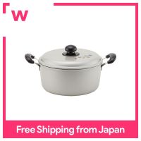 Hokuriguualumi หม้ออลูมิเนียม22Cm,3.9 L | แก๊สเครื่องทำความร้อน/Stewing ต้มญี่ปุ่นทำ/HA02021