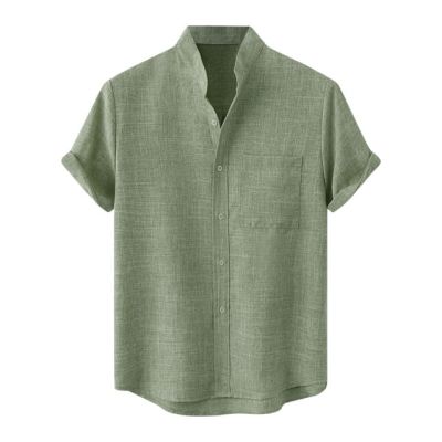 ✅เสื้อเสื้อยืดลำลองแขนสั้นสำหรับผู้ชาย,เสื้อเชิ้ตสไตล์ฮาราจุกุ2023สำหรับฤดูร้อนเสื้อสีทึบคอตั้งเสื้อสตรีทแวร์เสื้อสตรีเสื้อชั้นในสั่งตัด