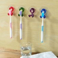 Cartoon Toothbrush Holder Home Bathroom Accessories Toothbrush Suction Cup