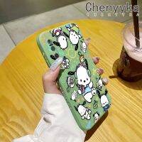 เคส Chenyyyka สำหรับ Xiaomi MI 9 SE เคสแฟชั่นลาย Pochacco เคสขอบสี่เหลี่ยมด้านข้างบางเคสมือถือแบบซิลิโคนนิ่มเคสป้องกันการกระแทก