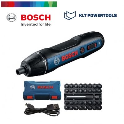 สว่านไขควงไฟฟ้าไร้สาย BoschGO 2.0 Kit พร้อมชุดดอกไขควง 33 ชิ้น