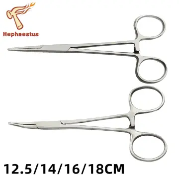 Pean Hemostat 14 Curved Fishing Forceps Locking Clamps