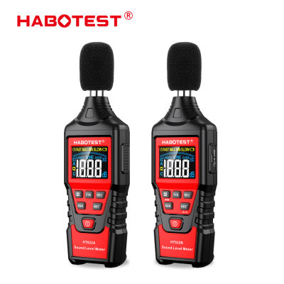 HABOTEST HT622 เครื่องวัดระดับเสียง Smart Sound Level Meter เครื่องบันทึกเสียงรบกวน 30 - 130dbA เดซิเบลมิเตอร์ Noise Detector