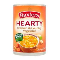 สินค้านำเข้า? Baxters Hearty Chicken &amp; Vegetable Soup 400g แบ็กซ์เตอร์ ซุปไก่และผักรวม 400g