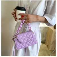 Driga PU Leather Sling Women Bags Candy Color Flap Bags Shoulder Messenger Bags Handbags Fashion Diamond Lattice Chain Bags