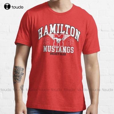New Hamilton Mustangs 1986 T-Shirt Cotton Tee Shirt S-5Xl T Shirt muscle&nbsp;shirt Unisex