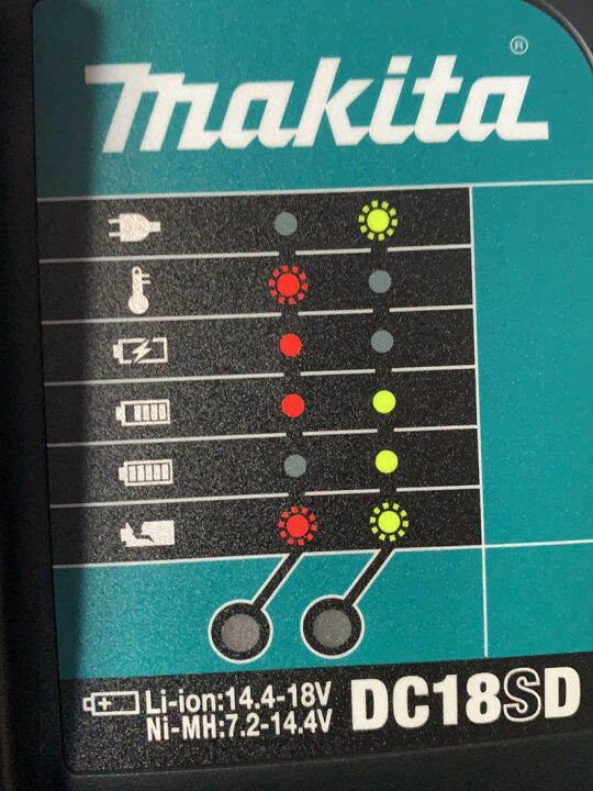 makita-dc18sd-18v-เครื่องชาร์จแบตเตอรี่ลิเธียมด่วนเดิม