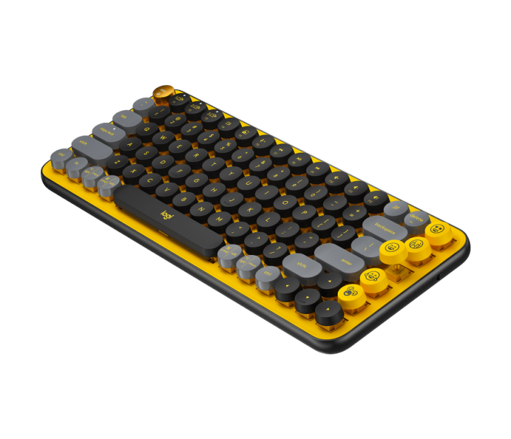 logitech-pop-keys-mechanical-wireless-keyboard-blast-yellow-คีย์บอร์ดไร้สาย-แป้นภาษาไทย-ภาษาอังกฤษ-ของแท้-ประกันศูนย์-1ปี