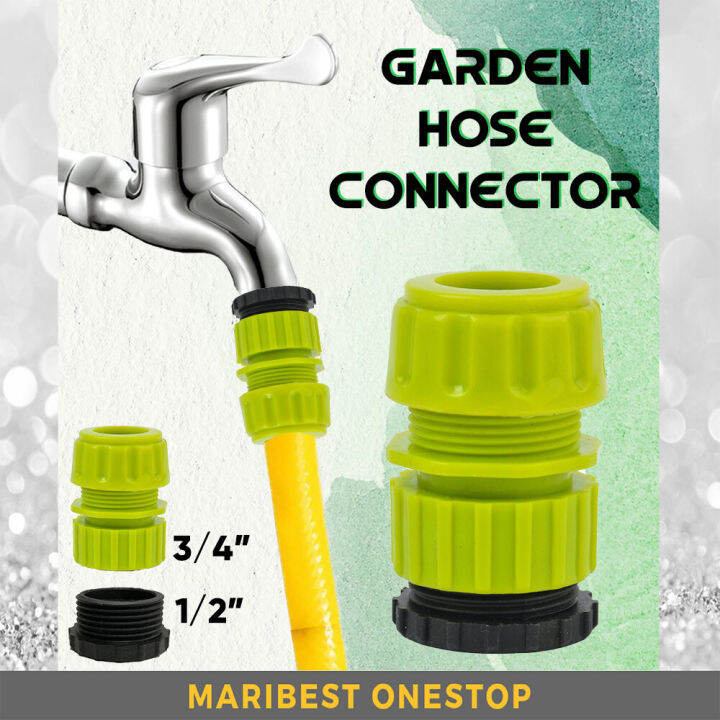 PVC GARDEN HOSE CONNECTOR 1 1/2" 3/4" FEMALE THREAD FAUCET TAP ADAPTER