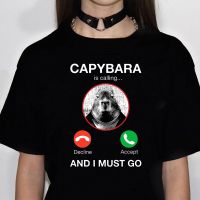 เสื้อยืด Kapibara Capybara สำหรับผู้หญิงเสื้อยืดดีไซเนอร์ผู้หญิงเสื้อจากญี่ปุ่นดีไซน์เนอร์2000S