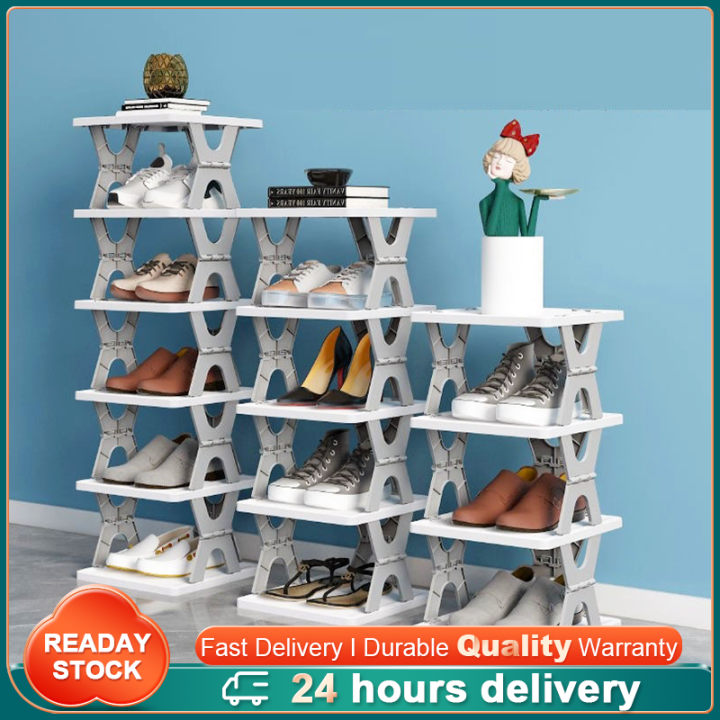 Wenner 9 Layers Foldable Shoe Rack Organizer Heavy Duty Shoe Storage