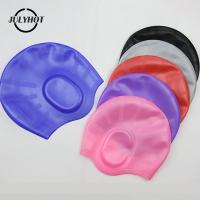 New Silicone Swimming Cap Waterproof Elastic Hat For Men Women Adult Kids Long Hair Pool Caps Diving Swimming Protect Ears Swim Caps