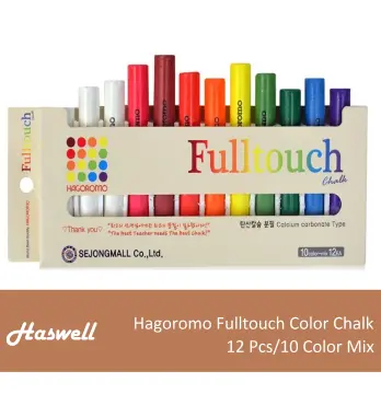 Hagoromo Fulltouch Color Chalk 1 Box [72 Pcs/10 Color Mix]