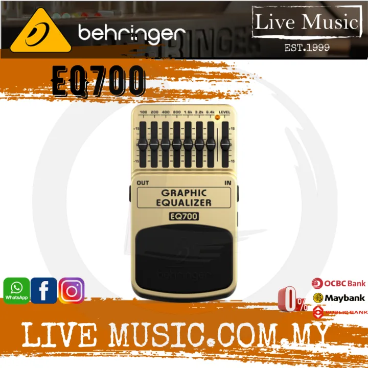 Behringer EQ700 Graphic Equalizer Guitar Effects Pedal ( EQ700 / EQ