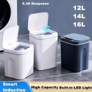 Thùng Rác Cảm Biến Thông Minh Tự Động 16L Cảm Ứng Thông Minh Thùng Rác Cảm