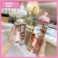 SQXRCH SHOP 780ml โรงยิม แบบพกพา พลาสติก ขวดน้ำกีฬา ถ้วยดื่ม ขวดน้ำดื่ม กันรั่ว