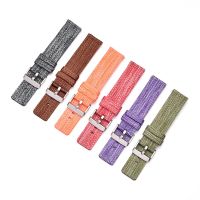 ⊕ Canvas Nylon Sports Watch Bands 22mm 20mm Strap For Samsung Gear S3 Frontier S2 Classic General 18mm 24mm Universal Bands