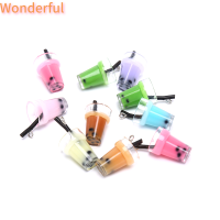 ?【Lowest price】Wonderful จี้เรซินผสมชานม10ชิ้นจี้เครื่องประดับ