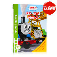 Thomas and friends fix and mend English original graded reading entry level reading ladder level 1 English story picture book childrens picture book 3-5 years old