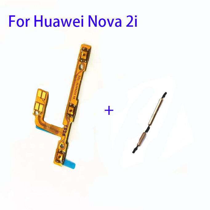 อะไหล่สายเคเบิลยืดหยุ่น-huawei-nova-2i-สายเคเบิ้ลยืดหยุ่นสำหรับปุ่มเปิดปิดปุ่มปรับระดับเสียง