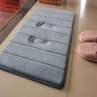 Memory Foam Spa Bathroom Shower Mat Non Slip Absorbent Super Toilet Floor Non-slip Rug Floormat Rubber Backing Door Mat Carpet