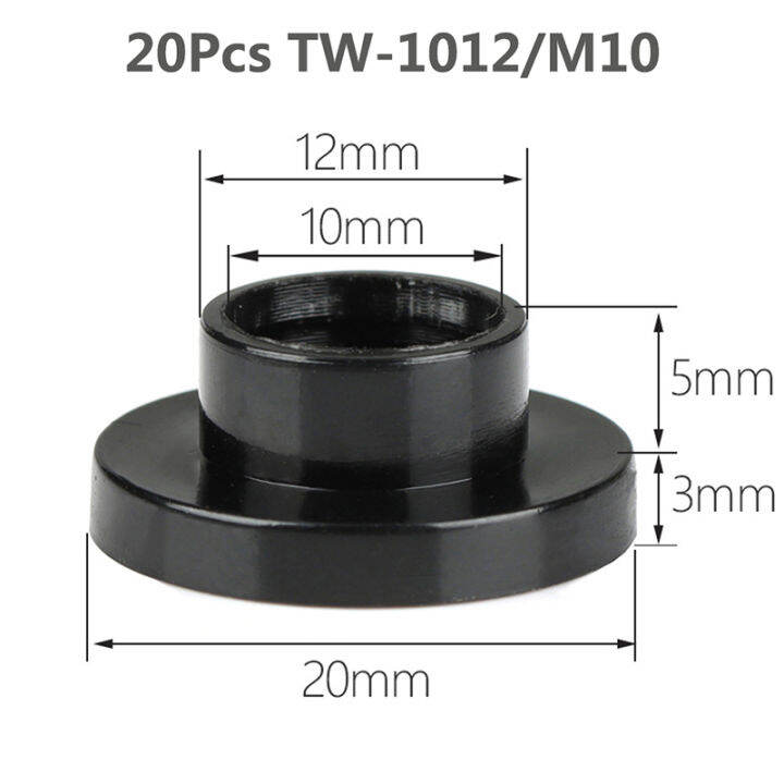 huali02-5-10-20-50-100ชิ้น-m3-m4-m6-m8-m10-m12-m14-m16สกรูไนลอนทรานซิสเตอร์ปะเก็นขั้นตอน-t-type-พลาสติกเครื่องซักผ้าตัวแบ่งสกรูตัวป้องกันเกลียวรูปตัว-t-ปะเก็น