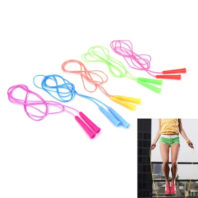 1 PC Colorful Speed Wire Skipping Adjustable Jump Rope Fitness Sport Exercise Cross Fit Student Kids Workout Equipments Fitness