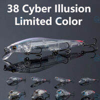 2022.02ใหม่ญี่ปุ่นเมกะบิตเคารพ38จำกัดสี Cyber ภาพลวงตาตกปลาล่อเบสทะเลรอก