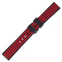 ✔℗ Replacement Watch Strap Colorful Silicone Watch Band 20/22/24MM Waterproof Strap With Folding Clasp With Safety