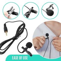 Good Quality MIC Mini Lavalier Lapel Microphone Omnidirectional Mic with Clip On System Perfect for live stream meeting CTIA