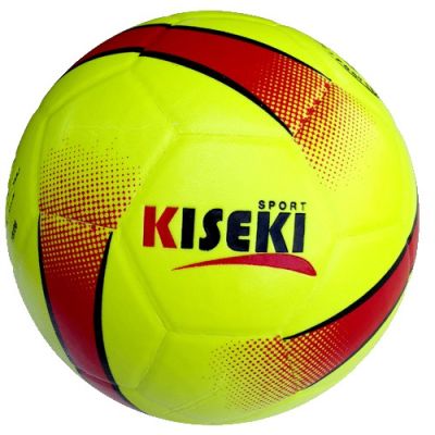 ลูกฟุตบอล ฟุตบอลหนัง PVC No.5 ( สีเหลืองมะนาว )