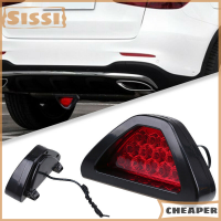 Sissi 12V รถสปอร์ตสไตล์ F1,12LED สามเหลี่ยมด้านหลังไฟจอดไฟท้ายไฟเบรคที่สาม