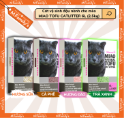 Cát vệ sinh đậu nành cho mèo MIAO TOFU CATLITTER 6L 2.5kg Cát vệ sinh tofu